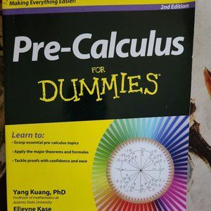 Pre Calculus For Dummies book BNWT